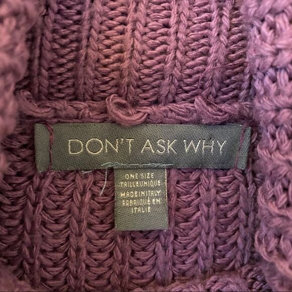 Ae-Don't Ask Why-Looped Knit Turtleneck Sweater - Picture 2 of 7